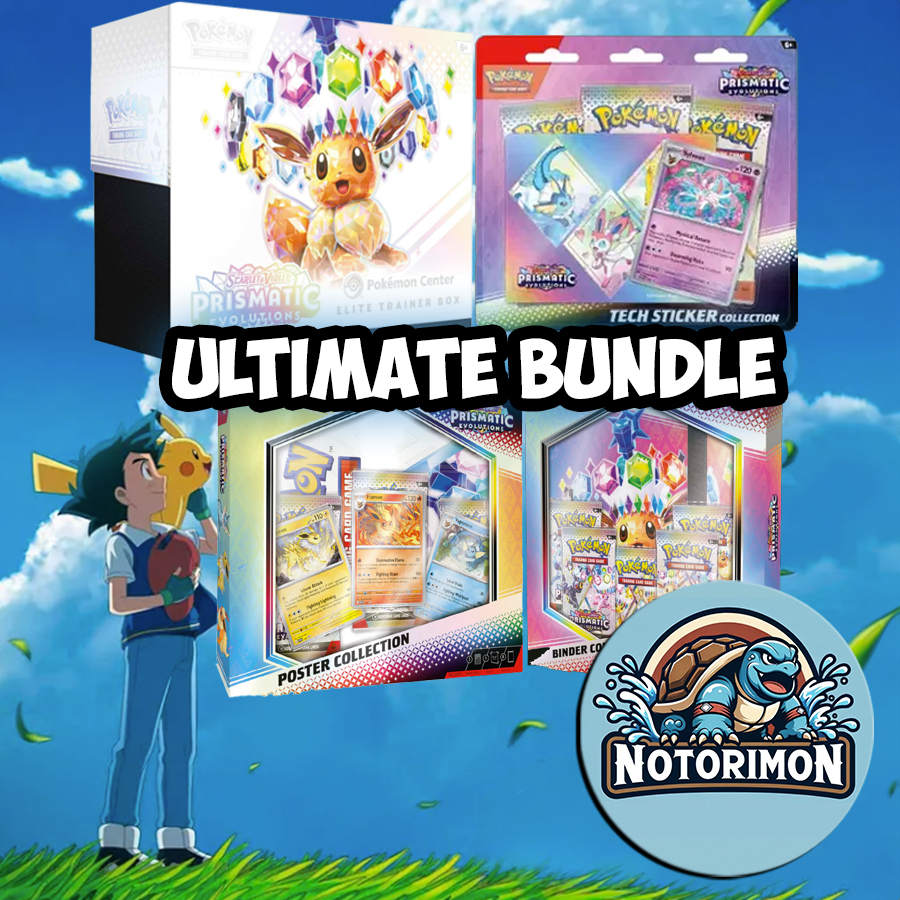 Scarlet & Violet: Prismatic Evolutions Ultimate Bundle ***Pre-order 1/17/25 Release Date***