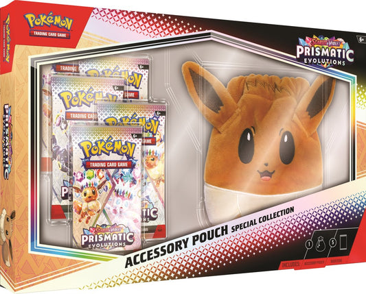 Pokemon Scarlet & Violet: Prismatic Evolutions Accessory Pouch (Special Collection)