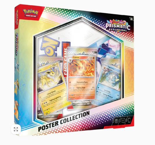 Scarlet & Violet: Prismatic Evolutions Poster Collection ***Pre-order 1/17/25 Release Date***