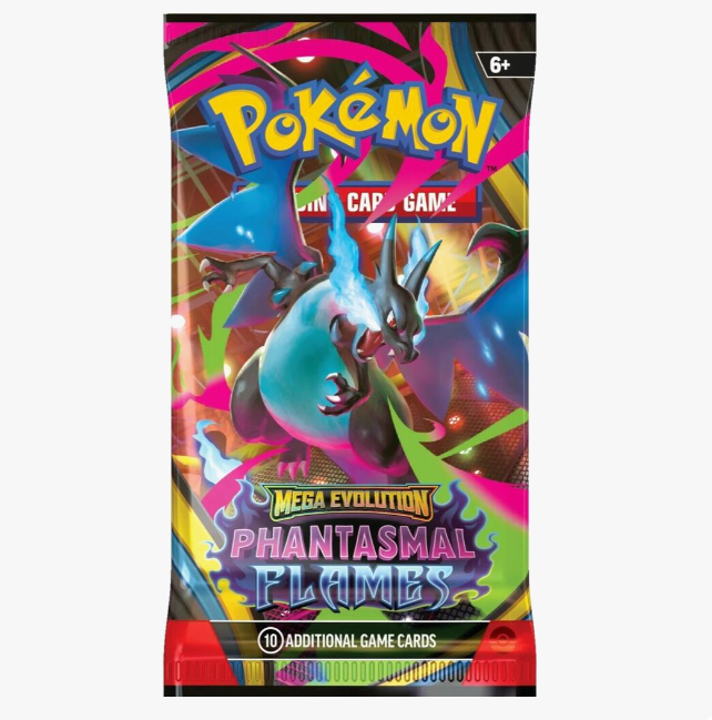 Pokemon: Mega Evolution Phantasmal Flames Booster Pack